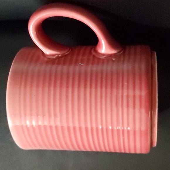 2 JAPANESE PINK Mauve Ombre horizontal lined mug cup mugs cups - Picture 7 of 8